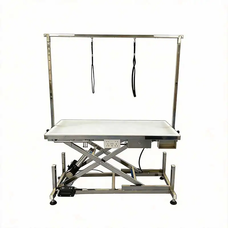 LED Electric Pet Grooming Table Adjustable Height HydraulicDog Grooming Station For Professional Salon Veterinary Use