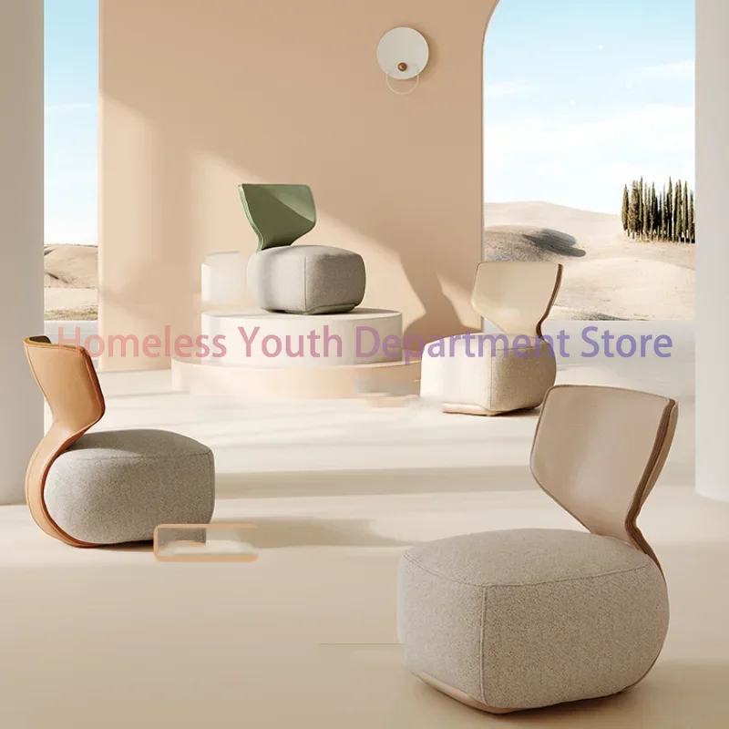 Design Single Sofa Living Room Bedrooms Armchair Modern Accent Recliner Nordic Mobile Fauteuils De Salon Home Furniture