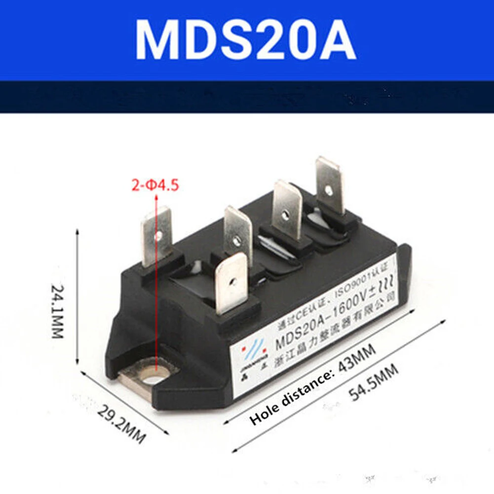 

Выпрямитель 1600В для промышленного оборудования, высокоточный, с эффективным теплоотводом, процесс пассивации стекла