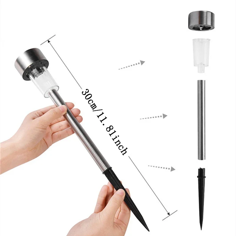 أضواء الشمسية في الهواء الطلق حديقة أضواء تعمل بالطاقة الشمسية مصباح فانوس إضاءة المناظر الطبيعية للماء مسار ساحة الحديقة حديقة الديكور