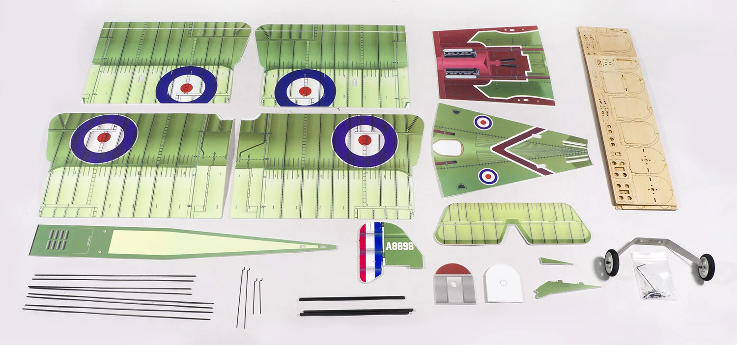 Dancing Wings Hobby E33 SE5a 800mm EPP Foam RC Plane Kit Airframe Only No Electronics Biplane DIY view 6