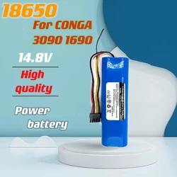 14.8V 2600mAh 18650 Li-Ion Cylindrical Rechargeable Battery Pack 4S For CONGA 3090 1690 Robot Vacuum Cleaner TF-G8 Dropshipping