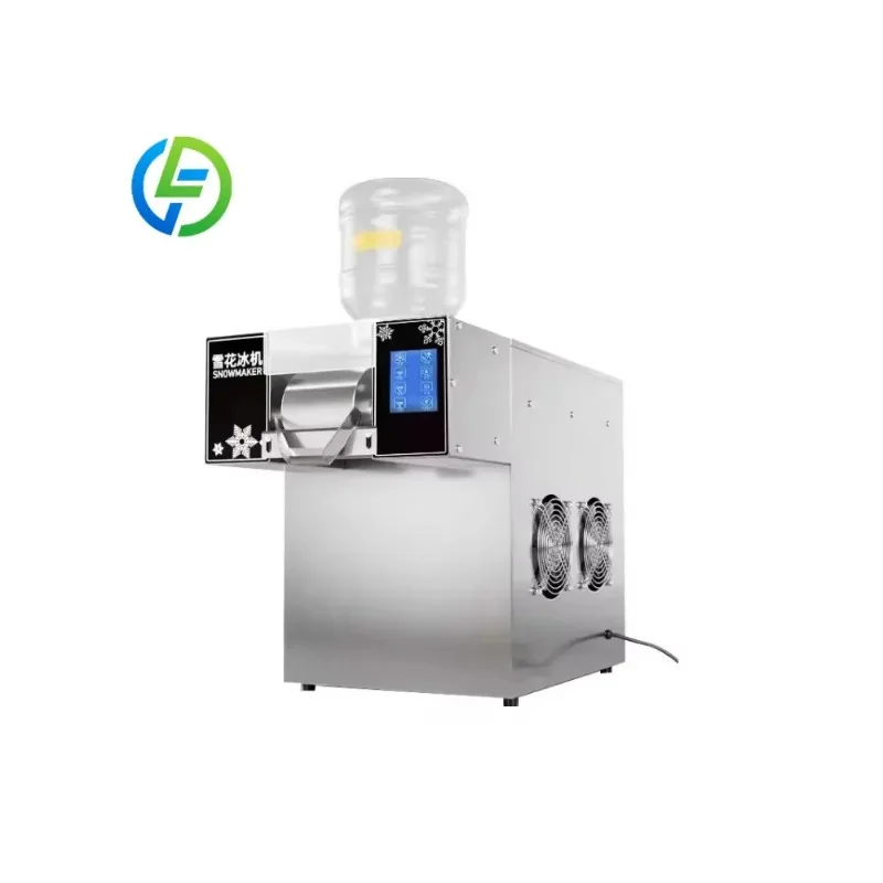 2026 New Hot Sale Customize Commercial Snowflake Ice Machine Daily Output Refrigerant Air Cooled 9CM Roller Bingsu Maker Clean