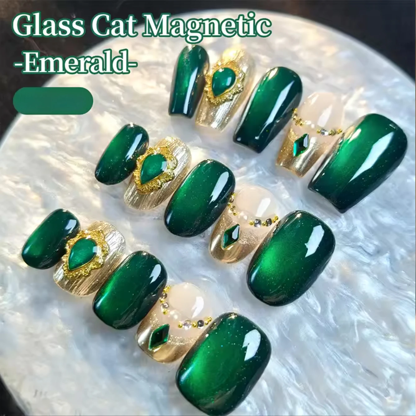 MIANEL 10ML Smaragd Katzenauge – Nail Art Emerald Green Bewertung und Preis