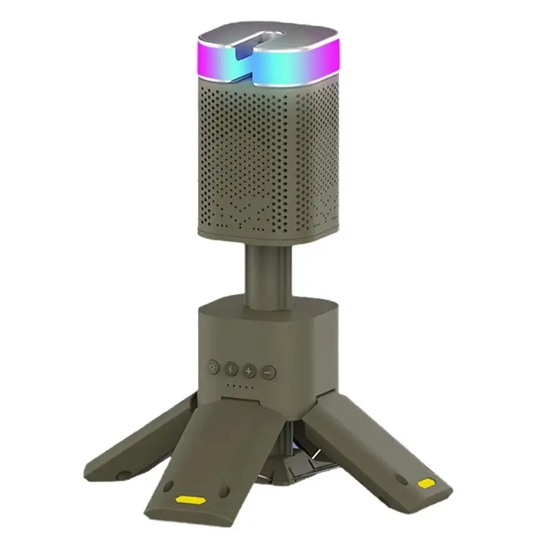 

Водонепроницаемый кемпинговый фонарь AB08, 14000 мАч, перезаряжаемый светодиодный фонарик для улицы с динамиком, телескопическим освещением и магнитной подставкой