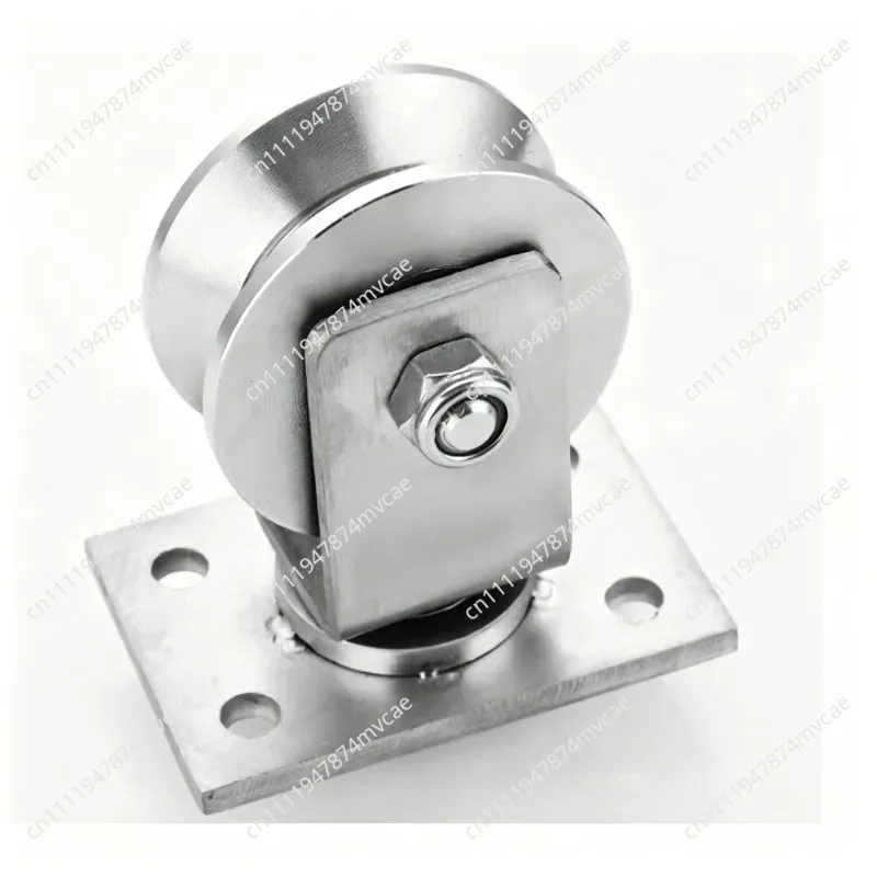304 Stainless Steel V U H Shaped Omni-wheel Universal Pulley Slidjng Gate Accessoreis Ground Rail Rollers