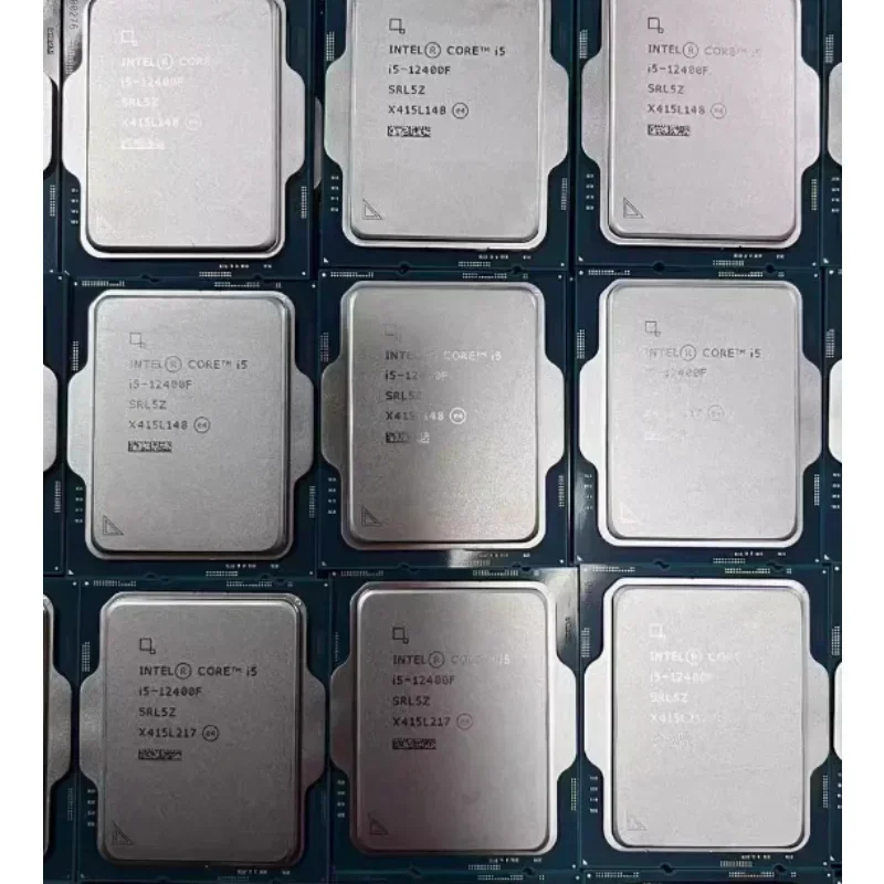 intel core i5-12400F i5 12400F 2.5GHz 6-Core 12-Thread CPU Processor 10NM L3=18M 65W Used Test perfect