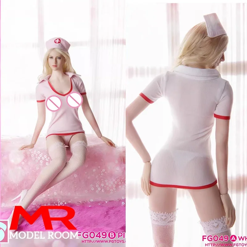 

Fire Girl Toys FG049 1/6 Scale Nurse Cosplay Costume Clothes Model Fit 12'' Female Soldier Action Figure Body Dolls