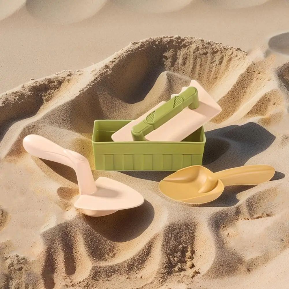 Set di giocattoli da spiaggia per bambini Giocattoli sicuri per sabbiera in materiale PP con borsa a rete per piscina da spiaggia all'aperto Bagno da giardino Gioco di neve Apprendimento regalo a mano