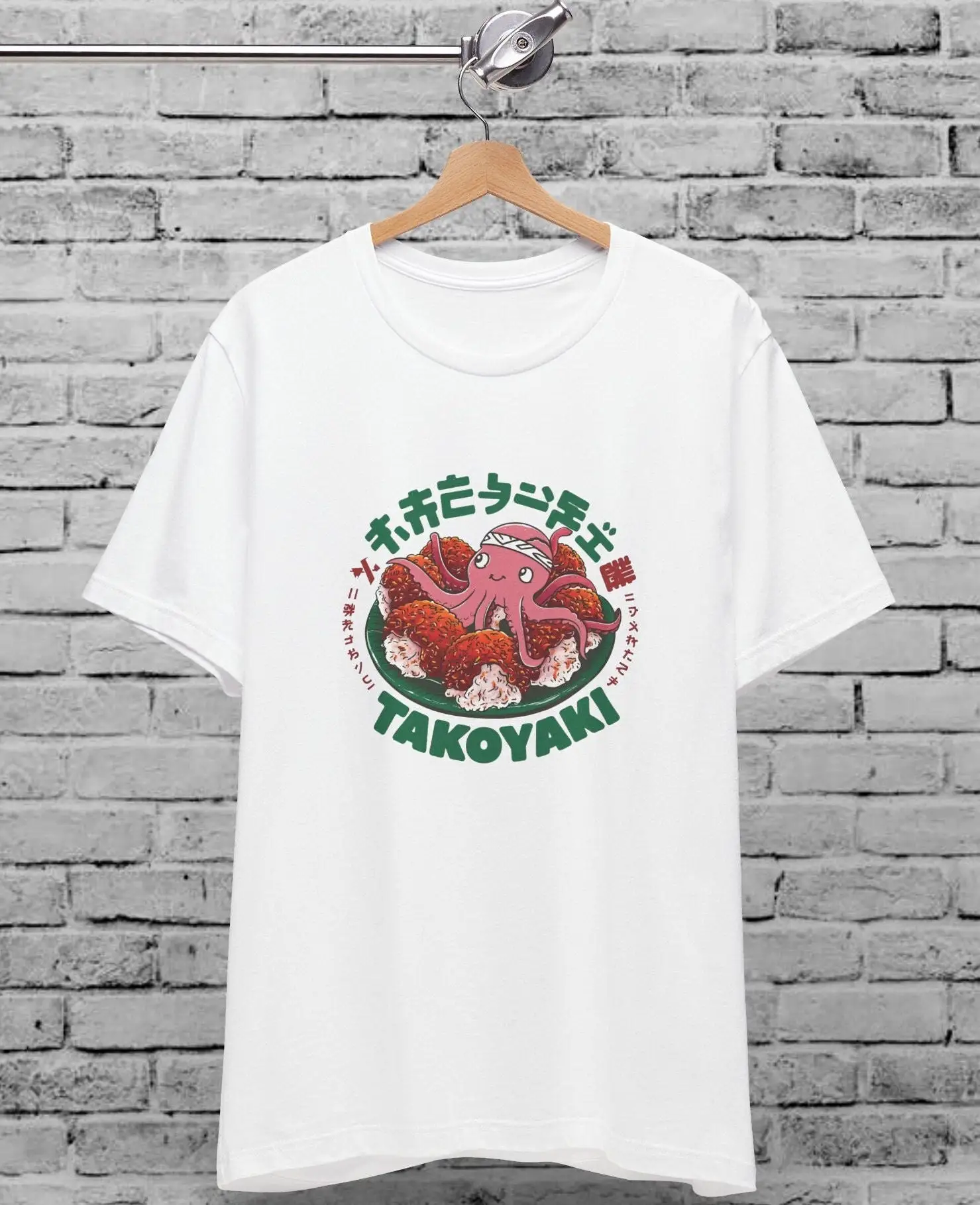 Japanese Takoyaki T Shirt For s Street Food Kawaii Style Octopus Funny Birthday