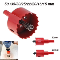 50mm M42 Bi-Metal Hole Saw Drilling Hole Cut Tool with Sawtooth and Spring Wood Drilling for PVC Plate / Woodworking