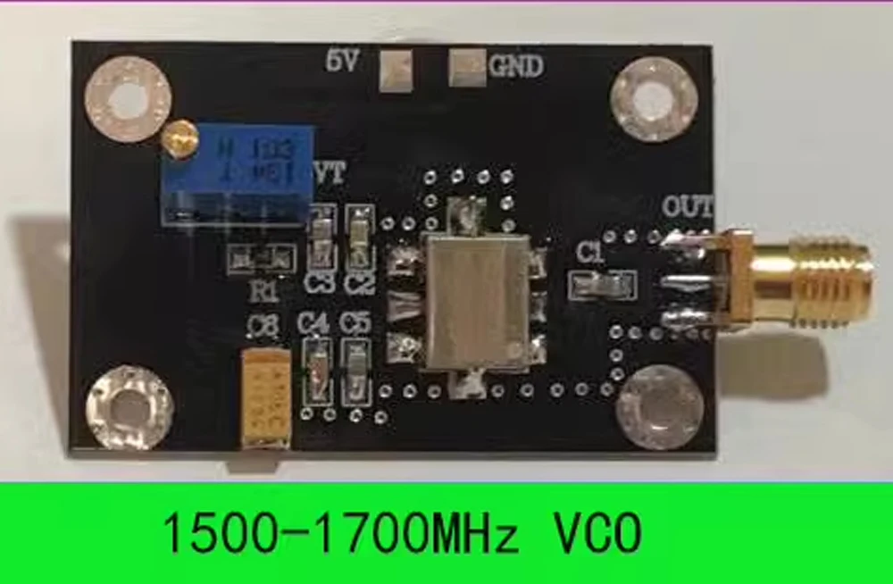 

1.5-1.7G Dot Frequency Voltage Controlled Oscillator VCO Dot Frequency Output Adjustable Dot Frequency Signal Source