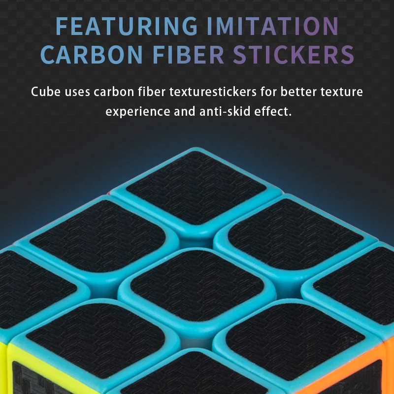 Cube étoilé en fibre de carbone pour enfants, cube magique de vitesse professionnel, jouets anti-stress, cadeaux pour enfants, 3 Bery 4tage, 5x5