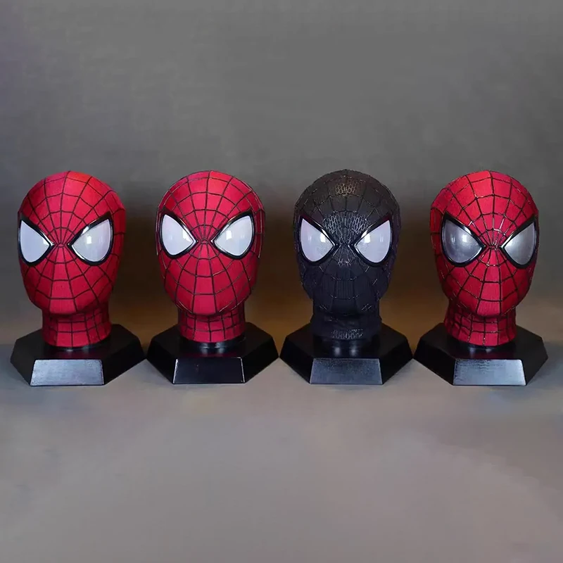 Feito à mão homem-aranha 2 máscara filme precisão garfield versão peter parker artesanato presente itens colecionáveis acessórios cosplay