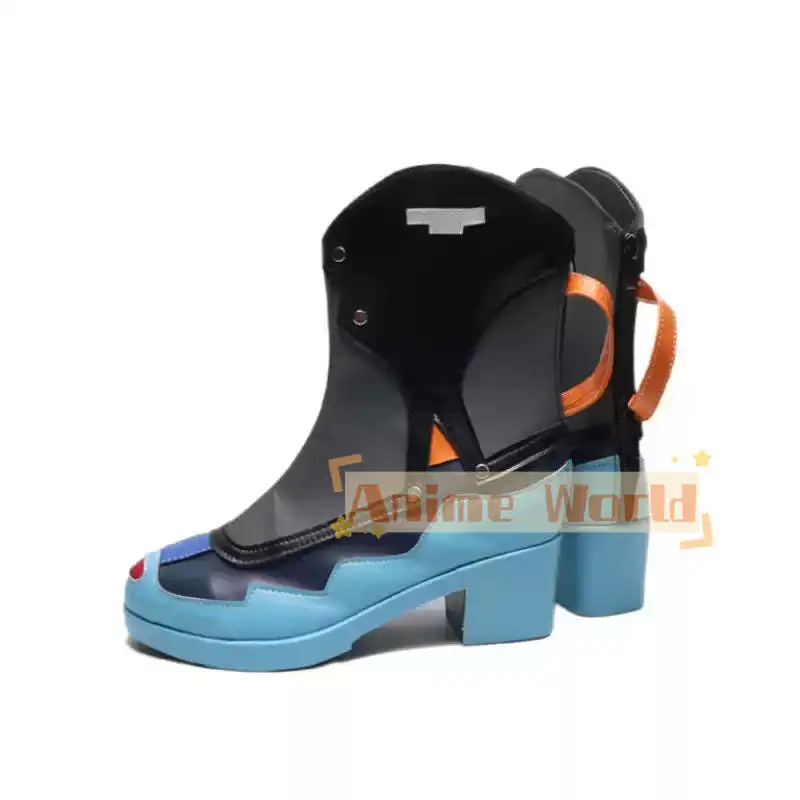 Zenless Zone Zero Zhu Yuan B Edition Cosplay Shoes Boots Custom-made Halloween Carnival Party Props