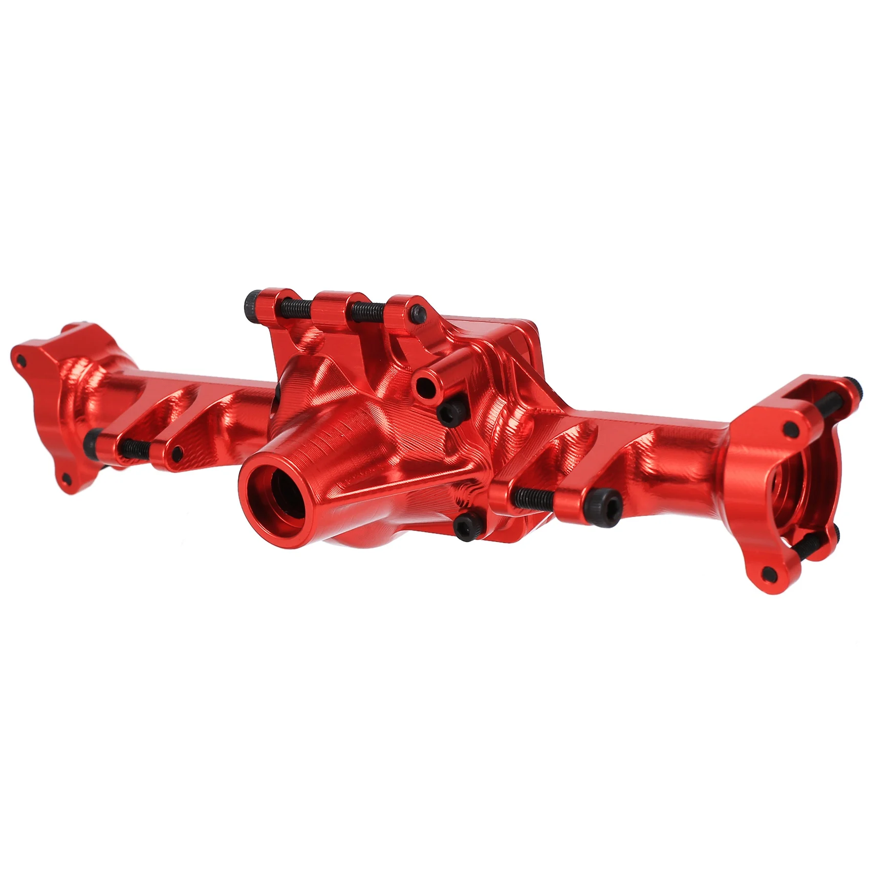 BCVB3-Metal Through Front Axle Housing Axle for Axial SCX6 1/6 RC,Red