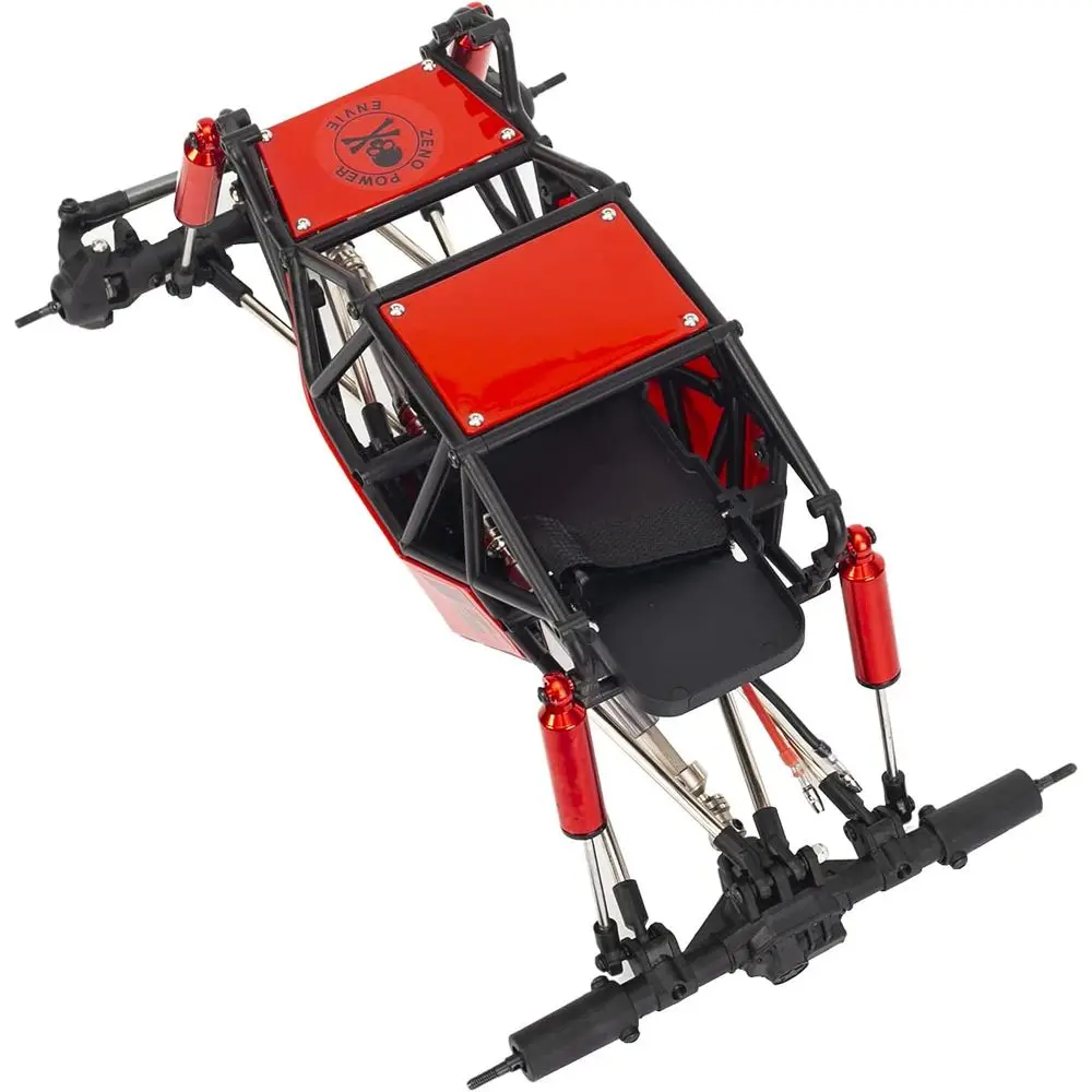 

1/10 RC Car 310mm Wheelbase Rock Buggy Frame Chassis with Nylon Tube Roll Cage for 1/10 Remote Control Crawler Car SCX10 90046 T