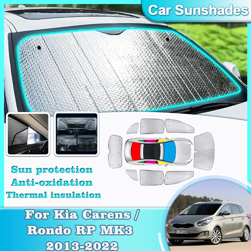 

Car Sun Visors For Kia Carens 2015 Accessories Rondo RP MK3 2013 2014 2015 2016-2022 Windshield Sunshades Window Sunshades Tools