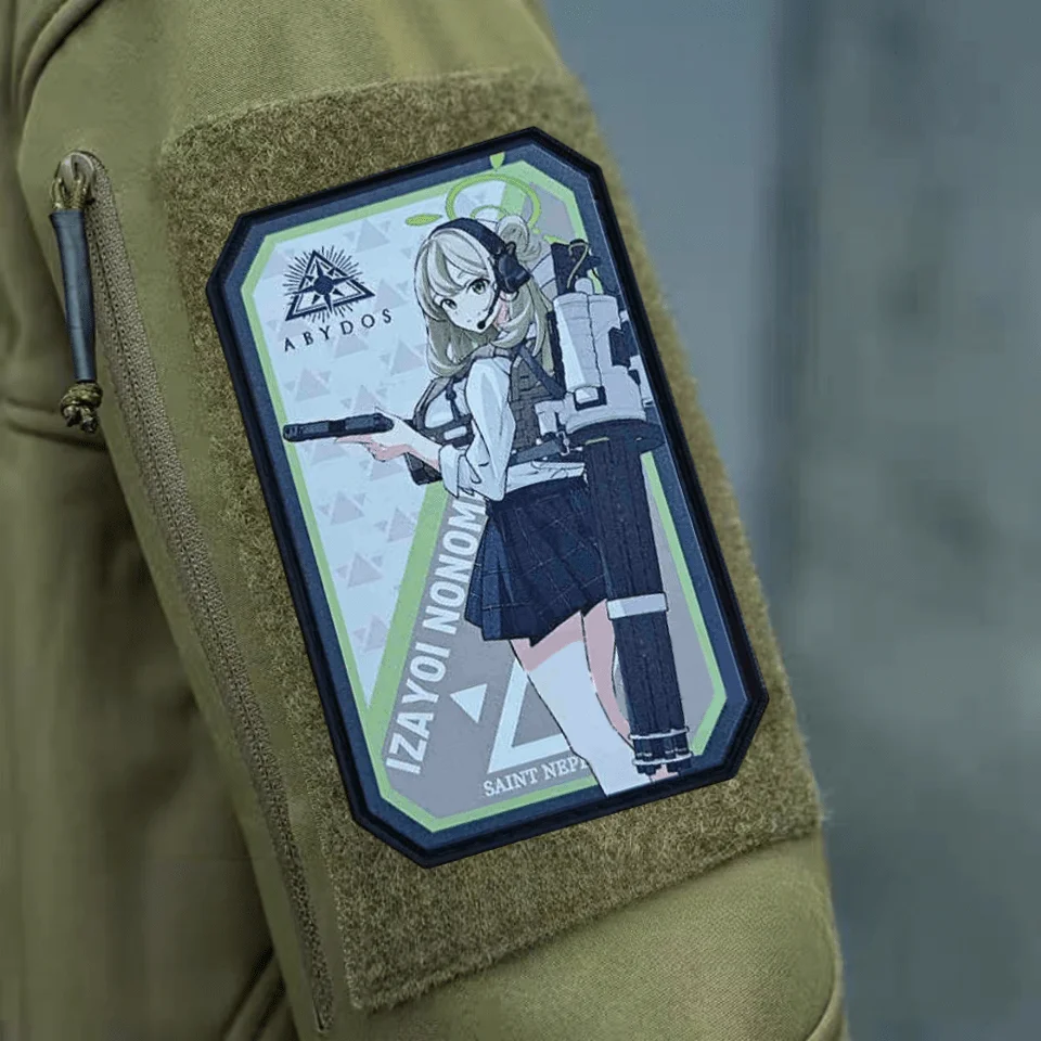 Yae Palace Parche táctico azul con velcro – Insignia militar - imagen 4