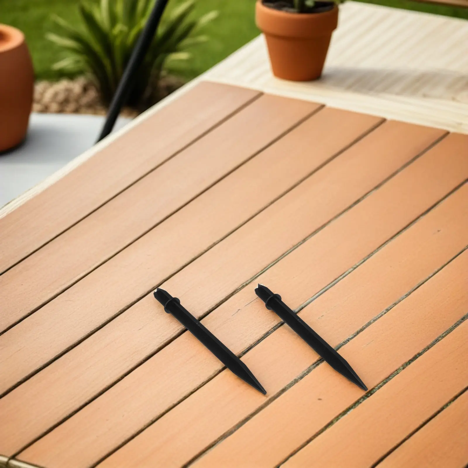 20Pcs Reinforced Plastic Ground Stakes for Solar Lights Outdoor Garden Pathway Lamps Lawn Decor Replacement Spikes Patio Light