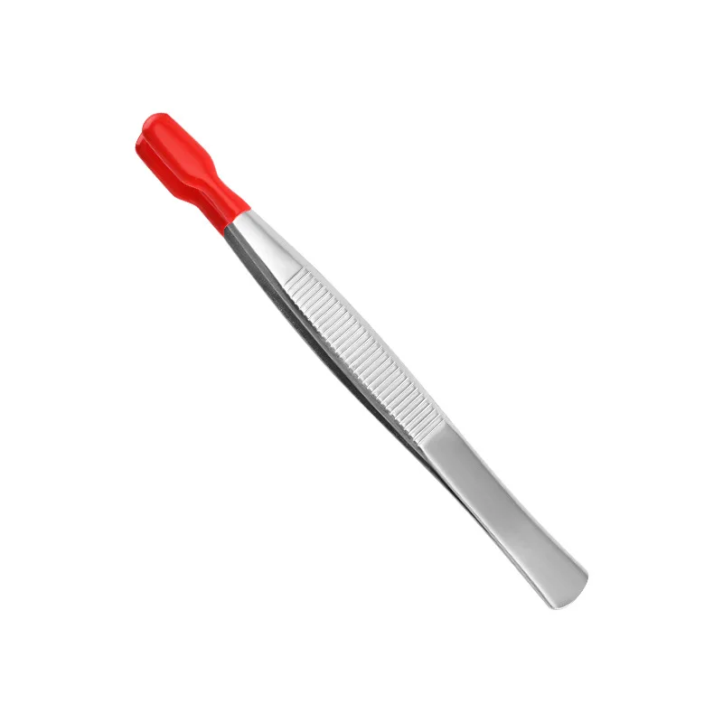 스테인리스 스틸 핀셋 곡선형 미용 핀셋 곡선형 눈썹 핀셋 스테인리스 스틸 미용실 애완동물 미용 속눈썹용