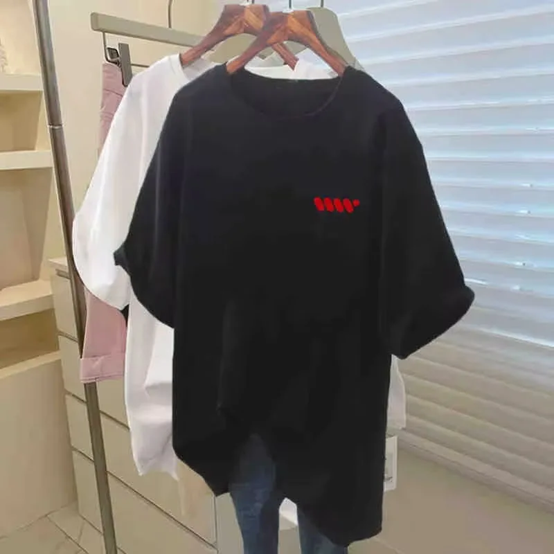 

Motorcycle Korean Casual Versatile Couple T-Shirt Fashion Printed Cotton T-Shirt Summer Ladies Crew Neck Loose
