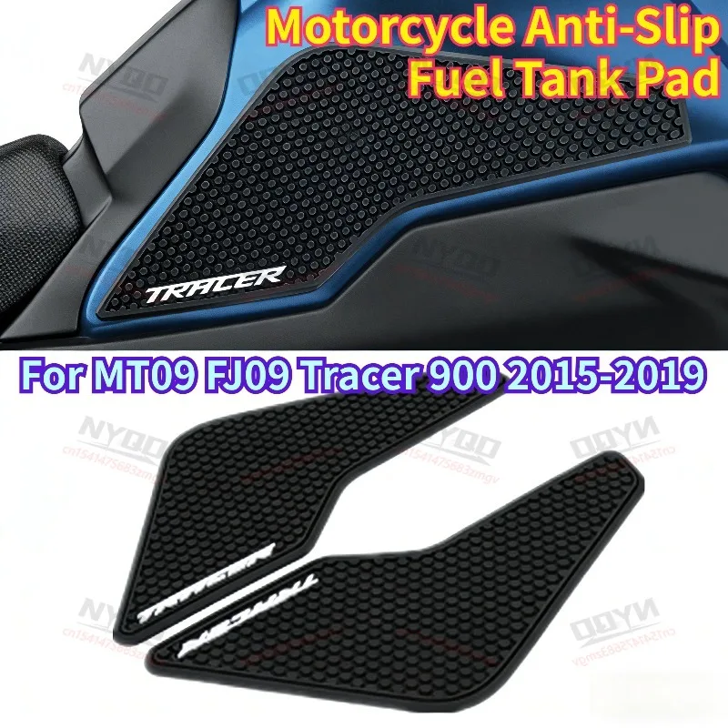 

Motorcycle Anti-Slip Fuel Tank Pad Knee Grip Side Tank Sticker Decal For MT09 FJ09 Tracer 900 2015-2019 Accessories