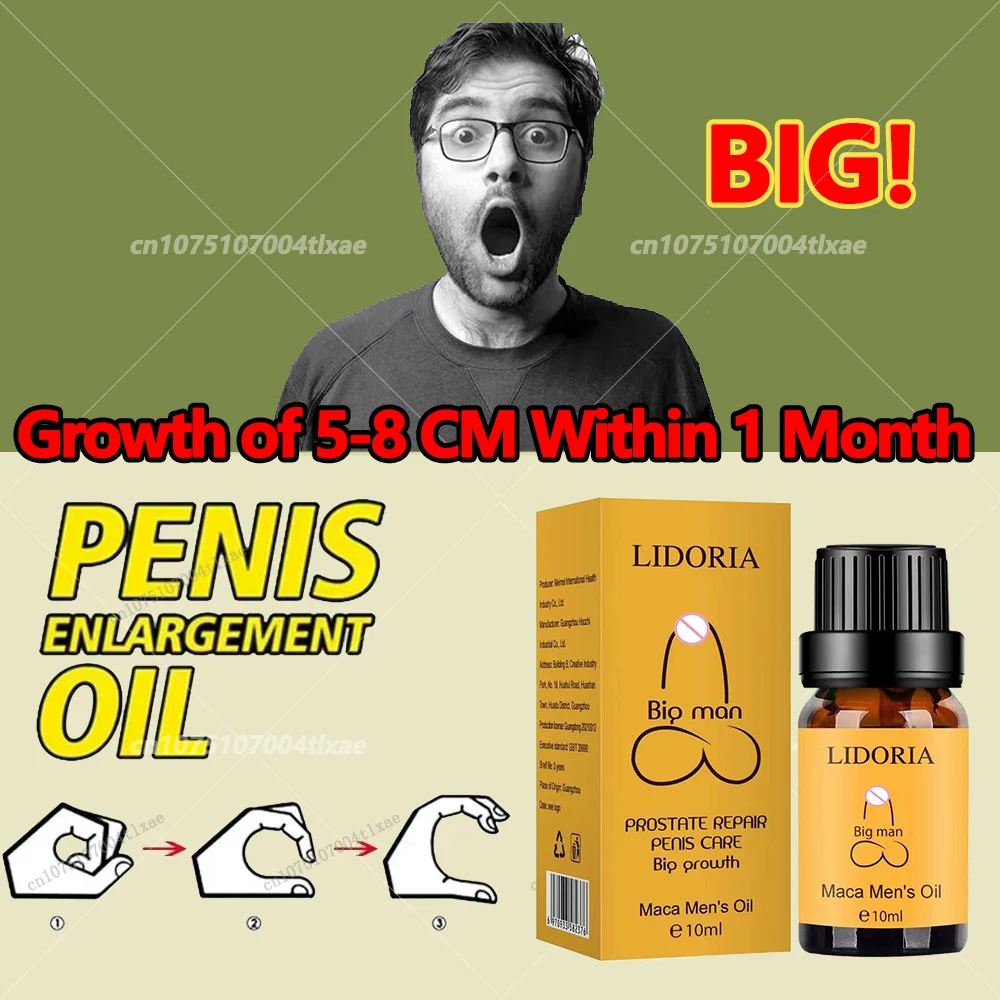 Penies Enlargment Oil Penis Thickening Growth Increase Big Dick Enlarge For Men Enhanced Erection Delay Ejaculation Big Cock Oil