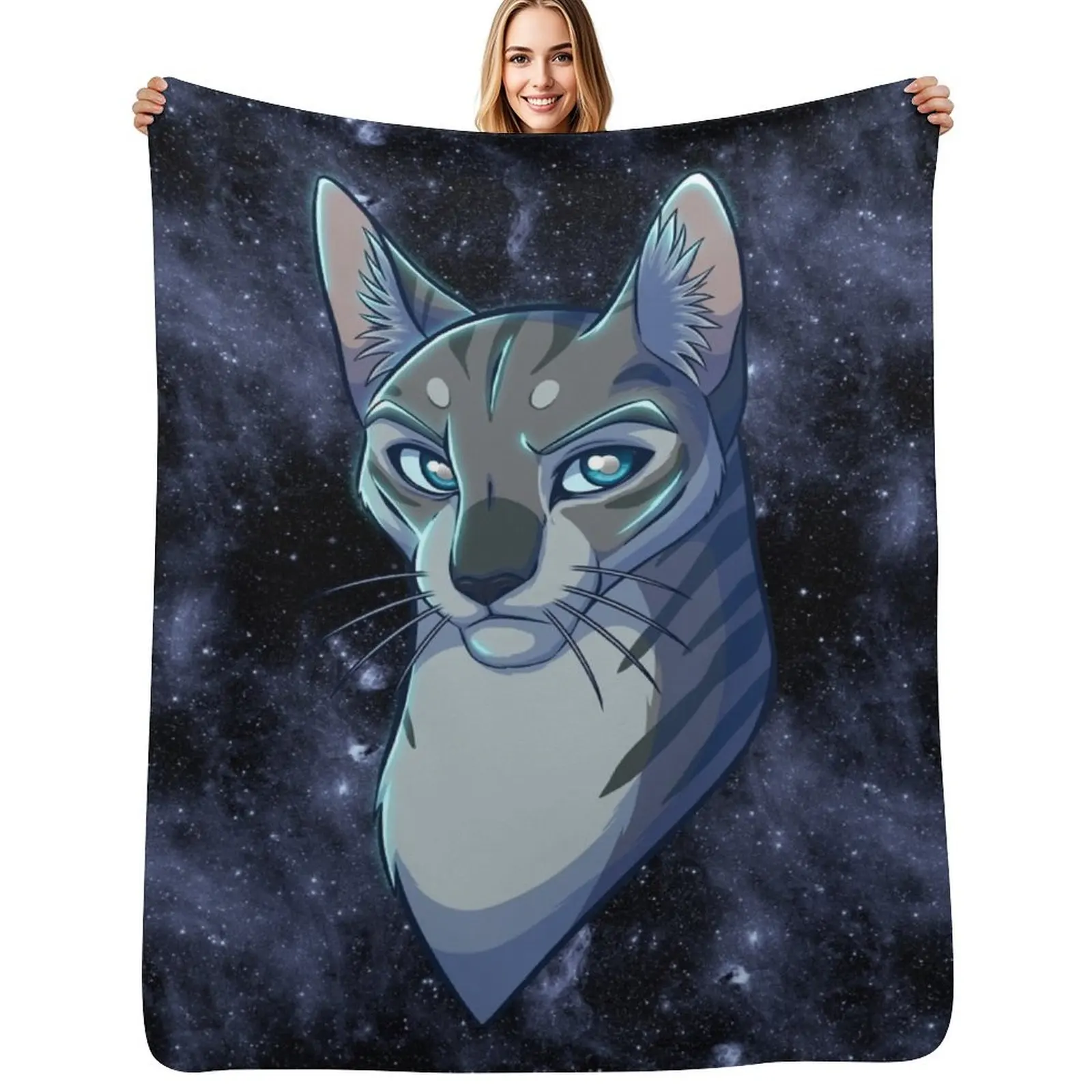 

Jayfeather Throw Blanket Furrys cosplay anime Soft Big Blanket