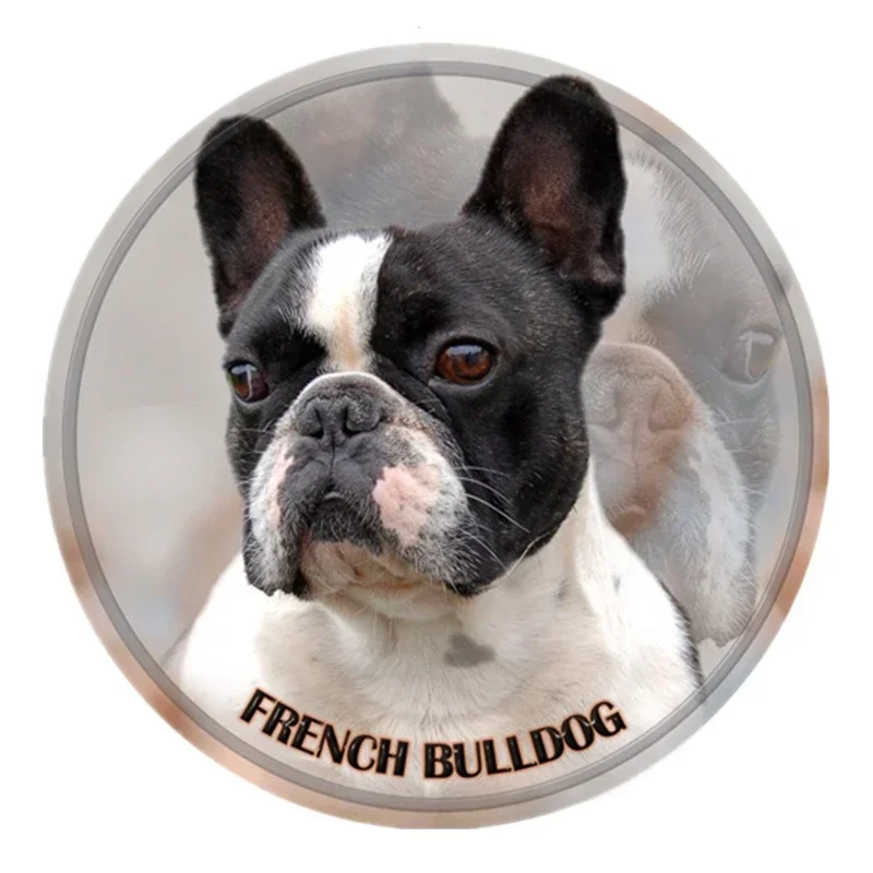 JPCT PVC Bulldog Stickers in Various Sizes for Waterproof Use in Cars, Refrigerators, and Restrooms, with a Length of 13cm