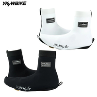 YKYW Cycling Shoe Cover Black White Waterproof  Windproof Men Women Bicycle Overshoes MTB Road Bike Racing Cycling Overshoes