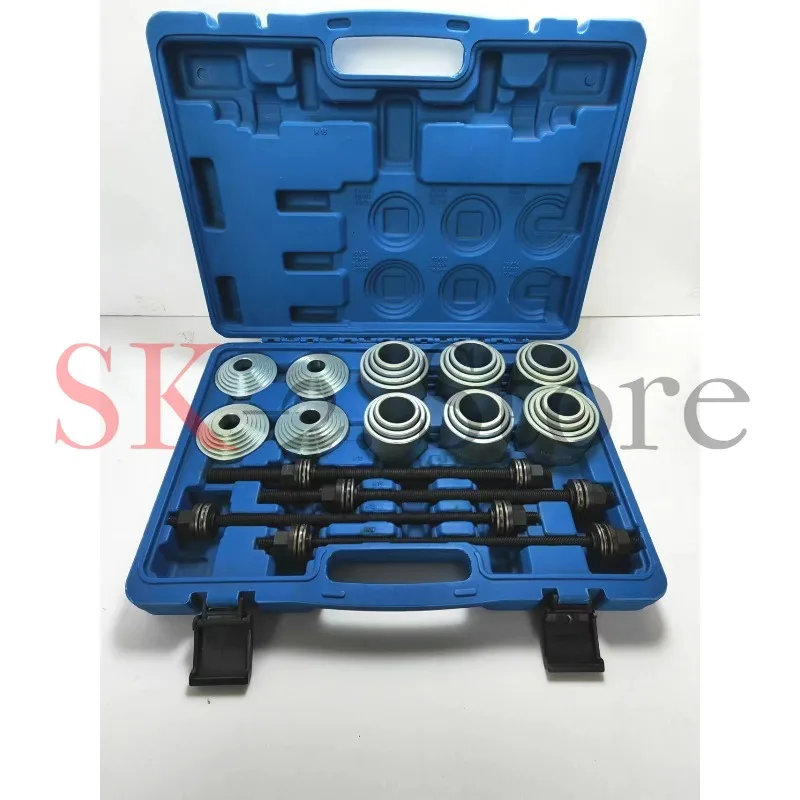 28 pieces general rubber sleeve replacement tool rear axle lower swing arm bushing disassembly tool arm rubber iron
