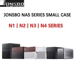 JONSBO 미니 NAS 케이스 ITX 알루미늄 강판 지지대 130mm CPU 쿨러, 100 × 25mm 선풍기 2 개, N5 N4 N3 N2 N1