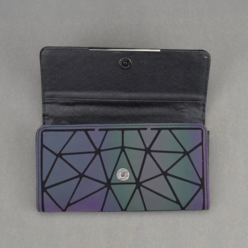 Dompet Panjang Wanita Geometris Bercahaya 2026, Dompet Wanita, Clutch, Tas Uang, Tempat Kartu Kredit Wanita, Dompet Koin