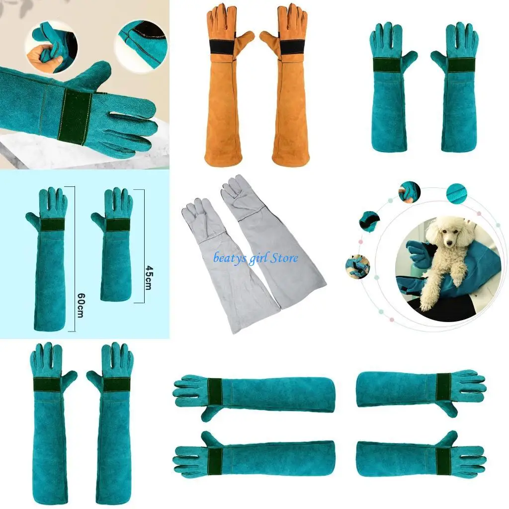 

C7AB Animal Handling Gloves Multifunction Glove for Rose Pruning Dog Pet Gloves