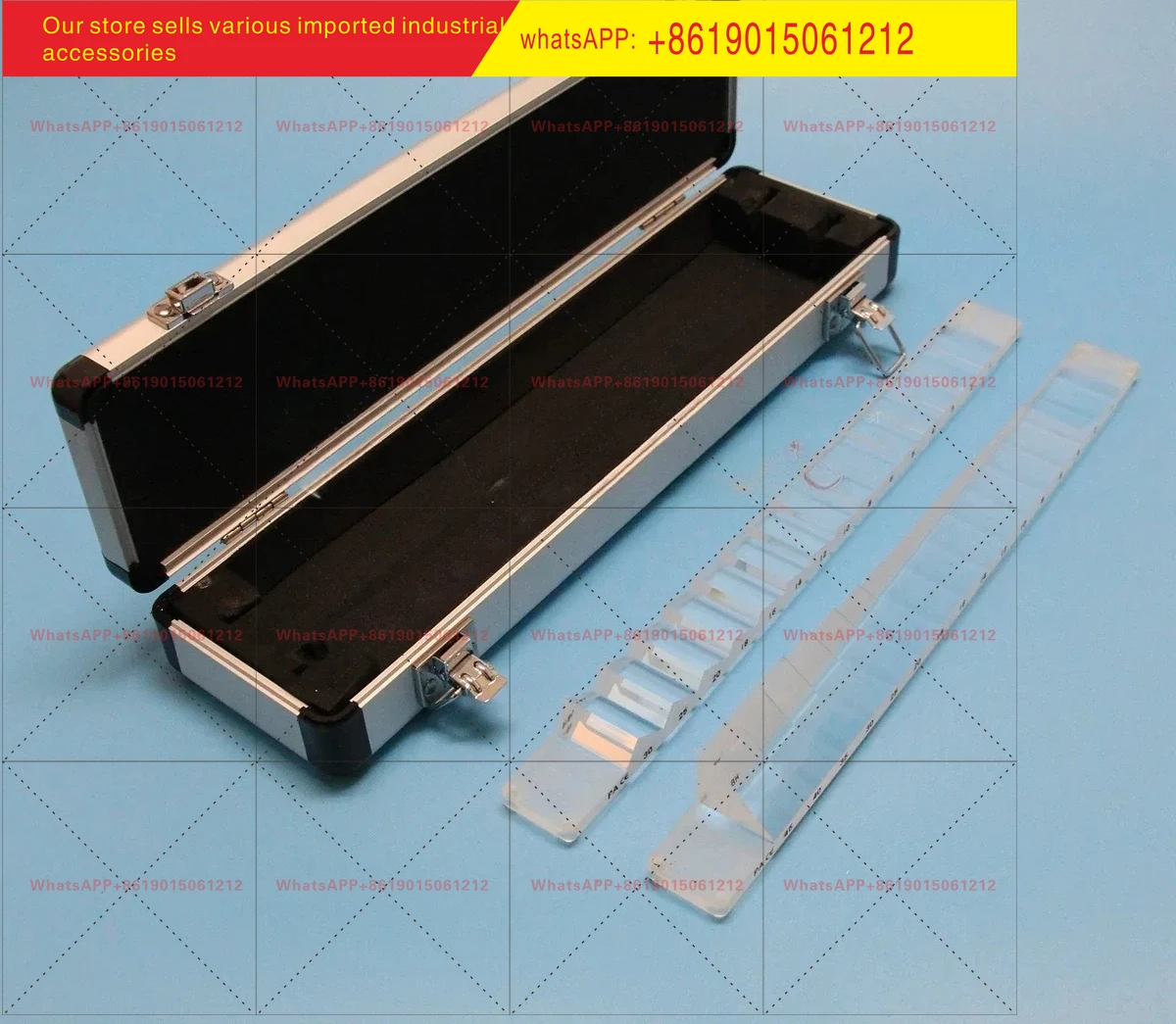 Optometry Prism Bars Vertical and Horizontal Bar 31 Diopters | Aluminium Carrying Case | PB31