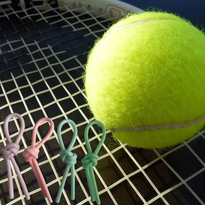 1/8Pcs Soft Silicone Tennis Racquetball Vibration Dampeners Tennis Racket Anti Vibration Knot Squash Racquet Damper