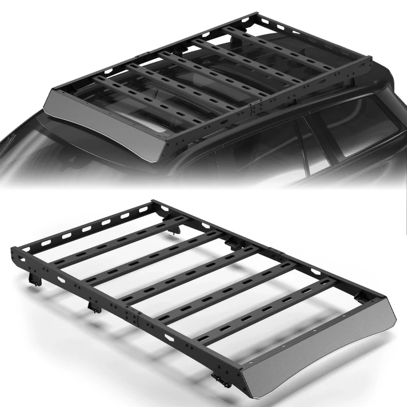 

OEM Roof Rack Fits for 2020-2026, Heavy-Duty Carbon Platform, Powder-Coated Steel