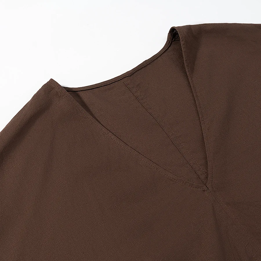 Nuevo producto para principios de otoño, viajero transfronterizo, estilo perezoso, capa estilo chal, top con cuello en V, top de estilo versátil