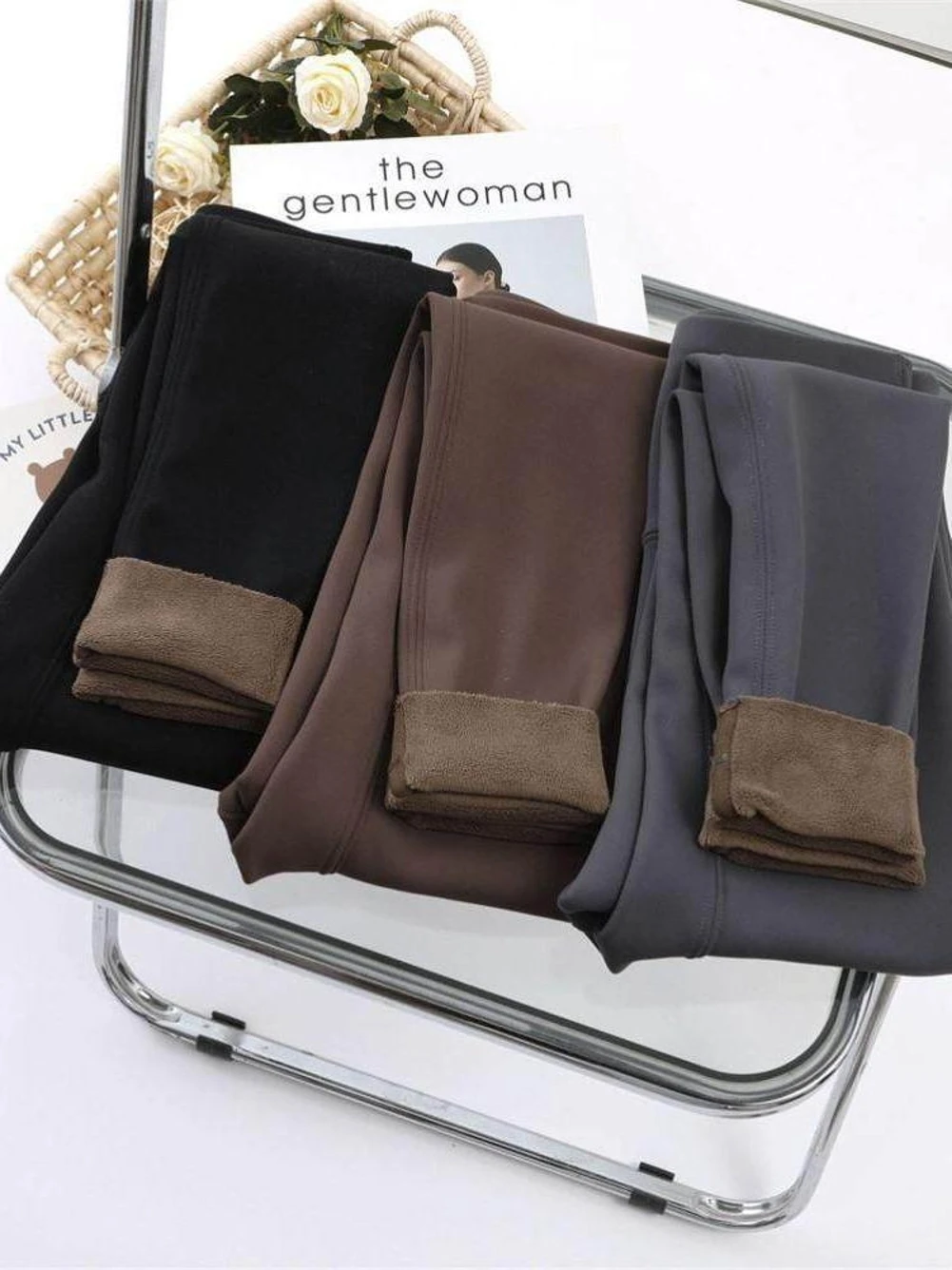 

Утепленные флисом леггинсы для йоги с высокой талией, утягивающие живот, женские, осенне-зимние, термо, для похудения