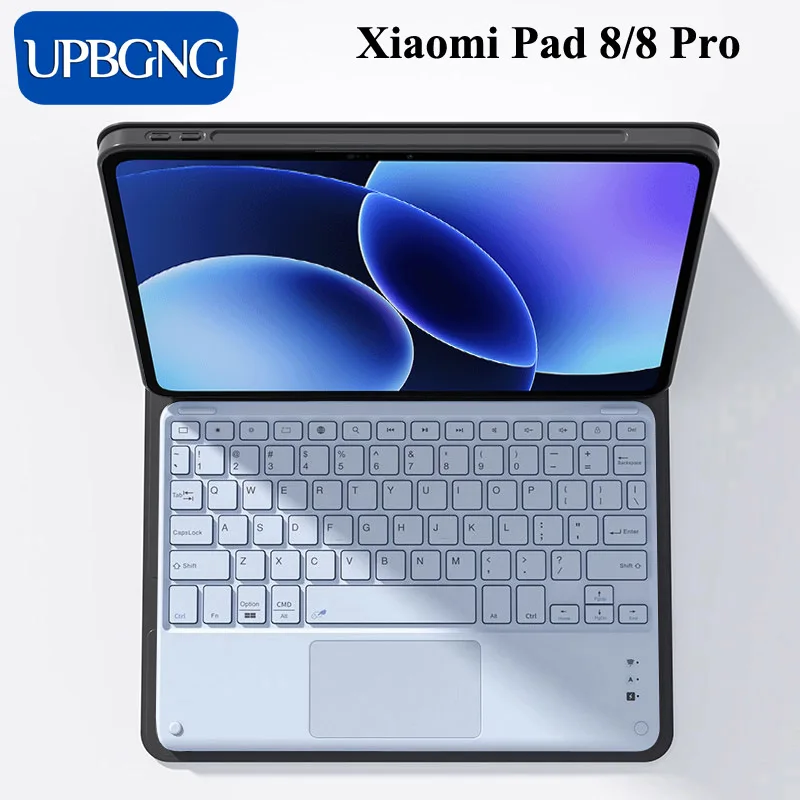 

Чехол с клавиатурой для планшета Xiaomi Pad 8 Pro Pad 8 7, 11,2-дюймовый чехол с Bluetooth-клавиатурой для Mi Pad 7 8 Pro 11,2 дюйма, аксессуары