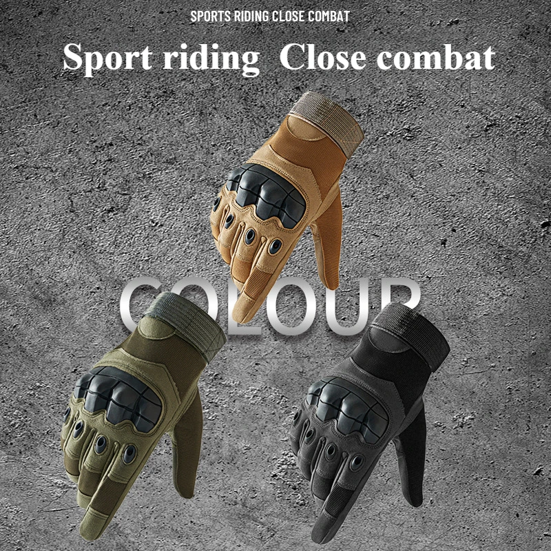 

Touch Screen Motorbike Riding Gloves Winter Cold-proof Motorcycle Gloves Full Finger Military Glove Full Finger Motocross Gloves
