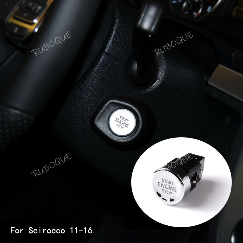 

Car Keyless ONE-CLICK Start Stop Push Button Engine Ignition Switch For VW Volkswagen Scirocco 11-16