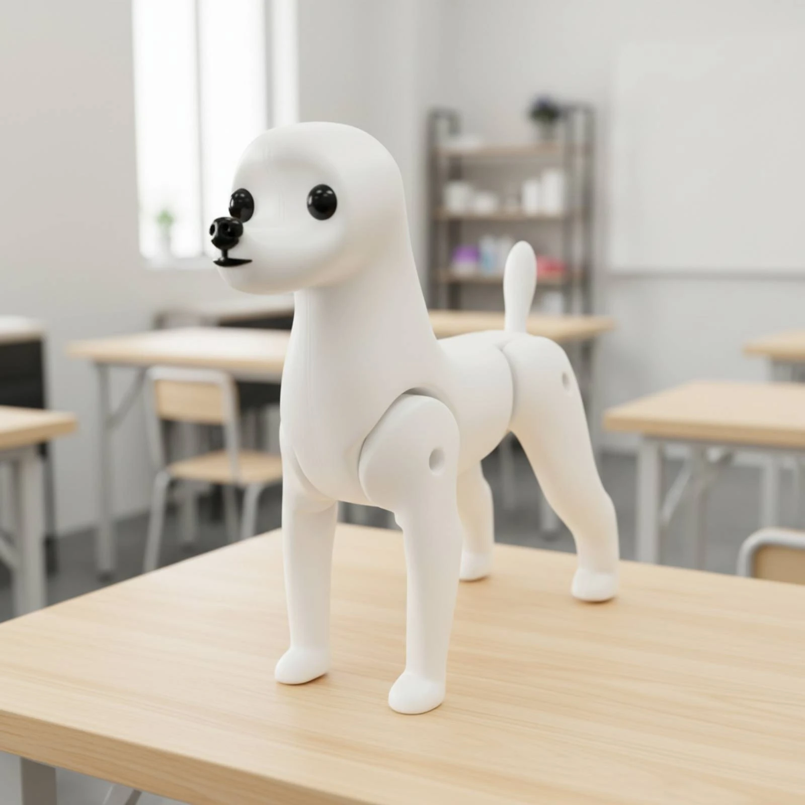 Pet Grooming Practice Mannequin Reusable Dog Grooming Mannequin Plastic Realistic