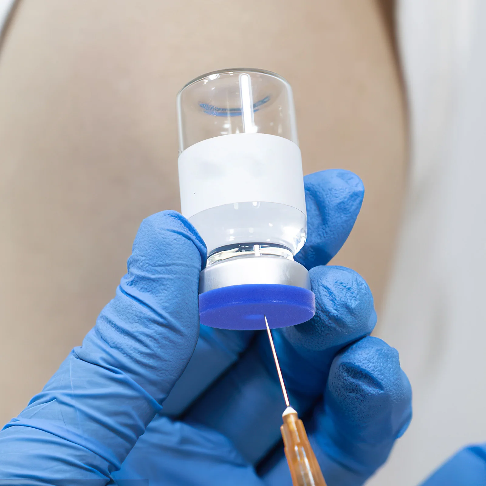 

200 Pcs Cover for Laboratory Aluminum Flip Caps Top and Stoppers Glass Vial Aluminum-plastic Bottle Lids