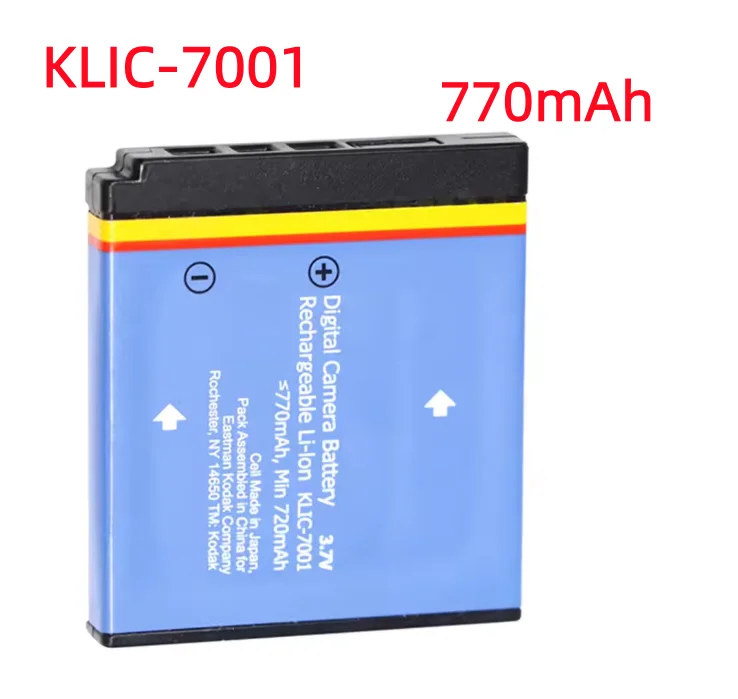 Высокое качество KLIC-7001 Klic 7001, аккумулятор или зарядное устройство для камеры Kodak M1063 M341 M340 M320 M1073 V550 V570 V610 V705 M853 M863