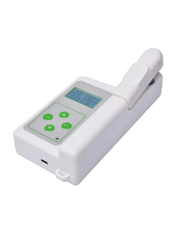 Chlorophyll Meter Plant Nutrient Tester  Smart Nitrogen Temperature Humidity Detector  Green Comparison for Garden Farm