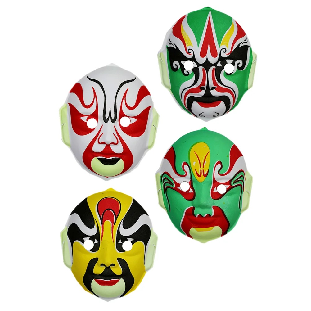 

4 Pcs Prom Child Decor Masquerade Mask Japnese Masks Opera Halloween Party Cosplay