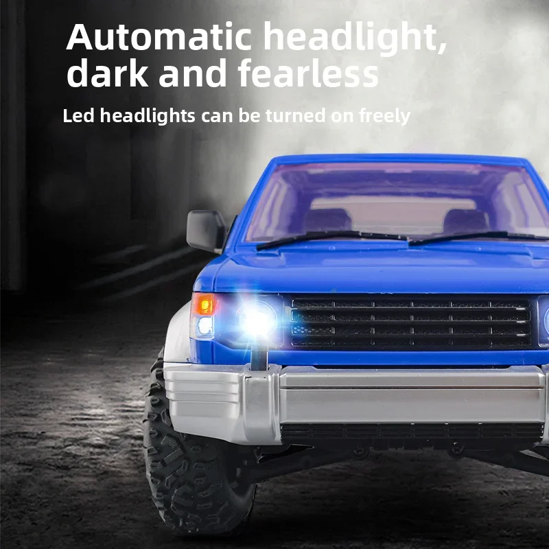 VOOR LDRC 1/14 LD1297 Rc Op afstand bestuurbaar voertuig met verlichte vierwielaandrijving Off-road voertuig Simulatiemodel Speelgoed