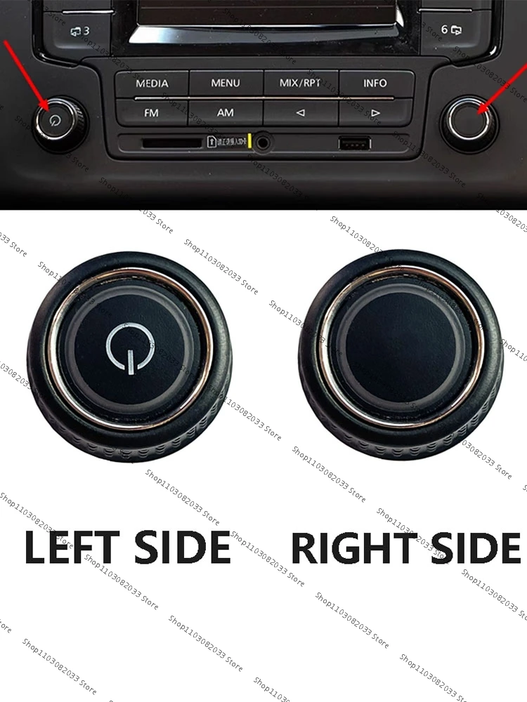 For Volkswagen New Jetta New Polo The new Santana CD Player Knob Radio Button Switch Volume Switch Knob